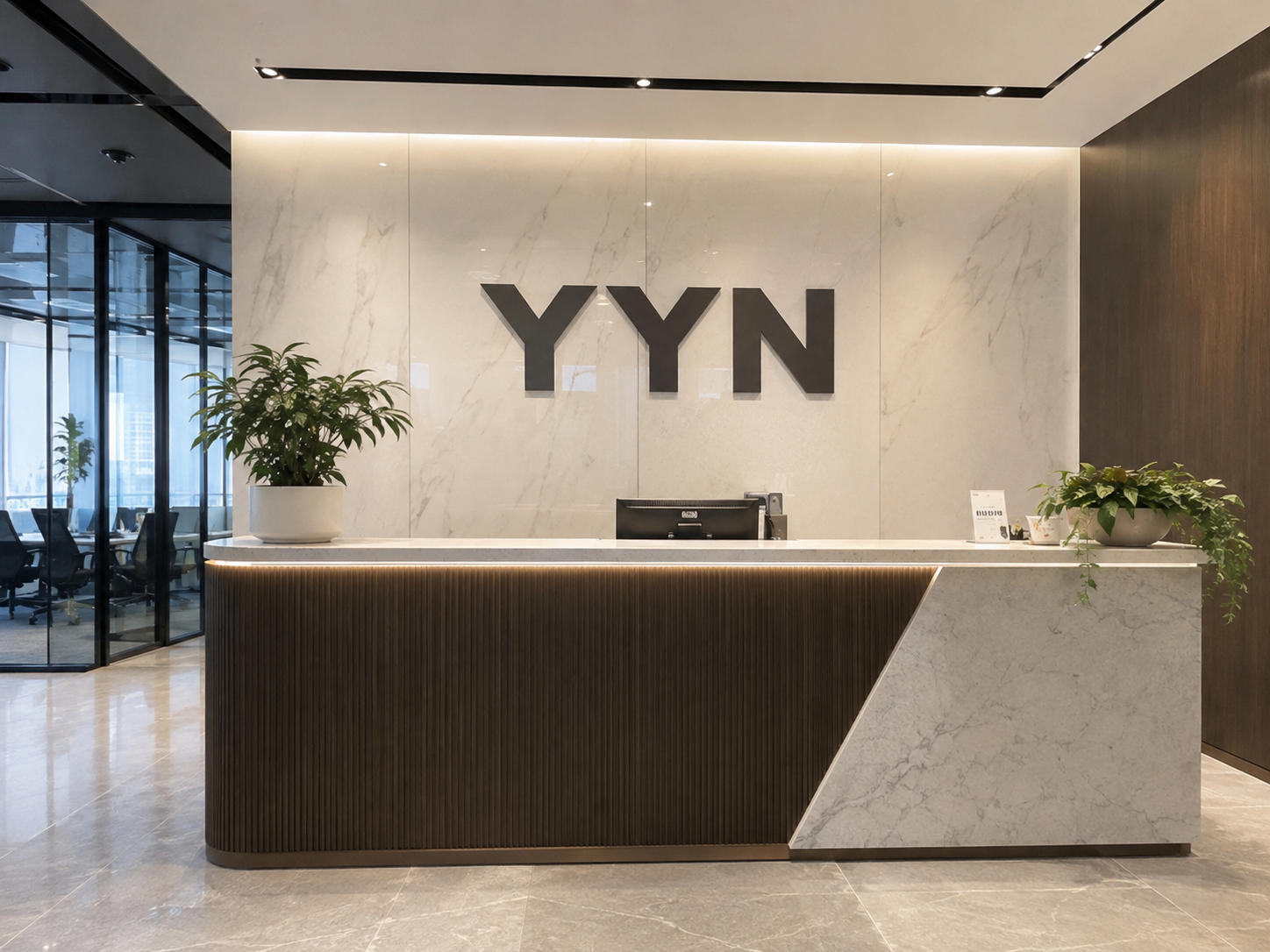 YYN company reception and project coordination office
