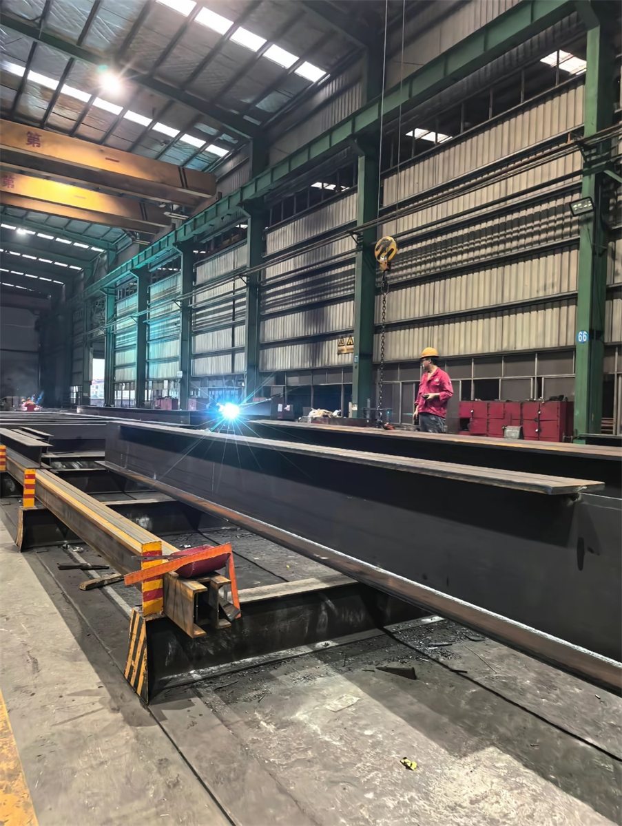 Welded H beam production line reference