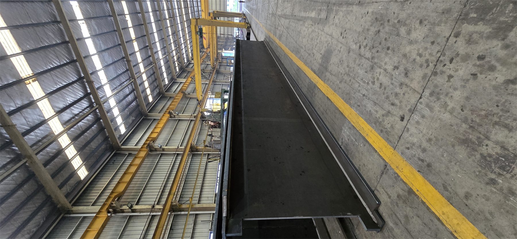 Steel fabrication production bay reference